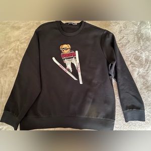 WOW!!👀POLORalph Lauren Ski Bear sweater. INCREDIBLE EMBROIDERY!